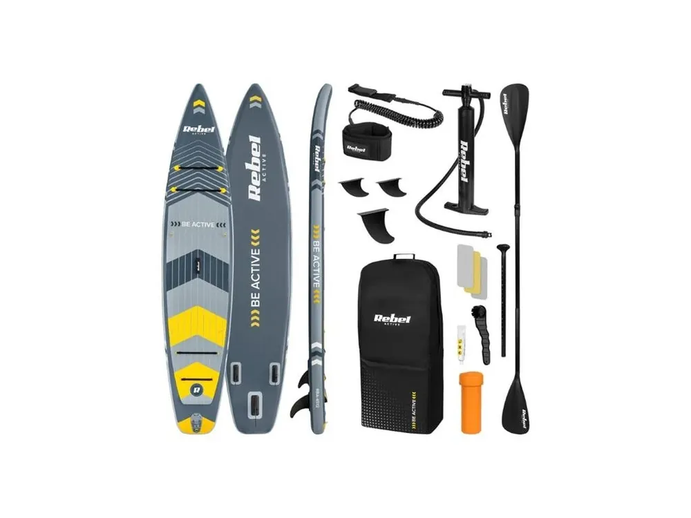 Nejlepší Cena Paddleboard REBEL RBA-4512 Grey