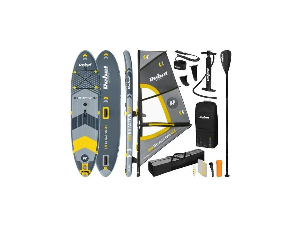 Novinka Paddleboard windsurf set REBEL RBA-4513 Grey