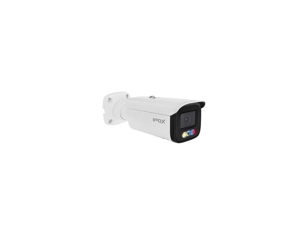 Vysoce Kvalitní 6 Mpix Bullet IP kamera IPOX PX-TI6028IR4DLPA/W (2.8mm,PoE, IR do 40m, SD)