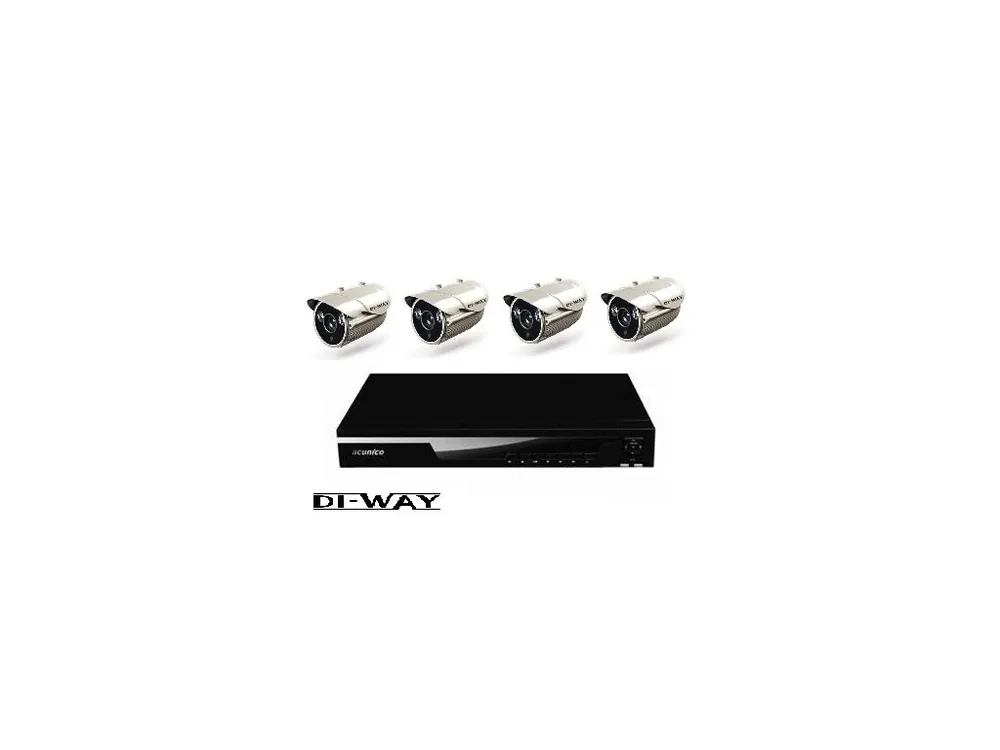 Must-Have IP Kamerový system 720P 4kamery + NVR
