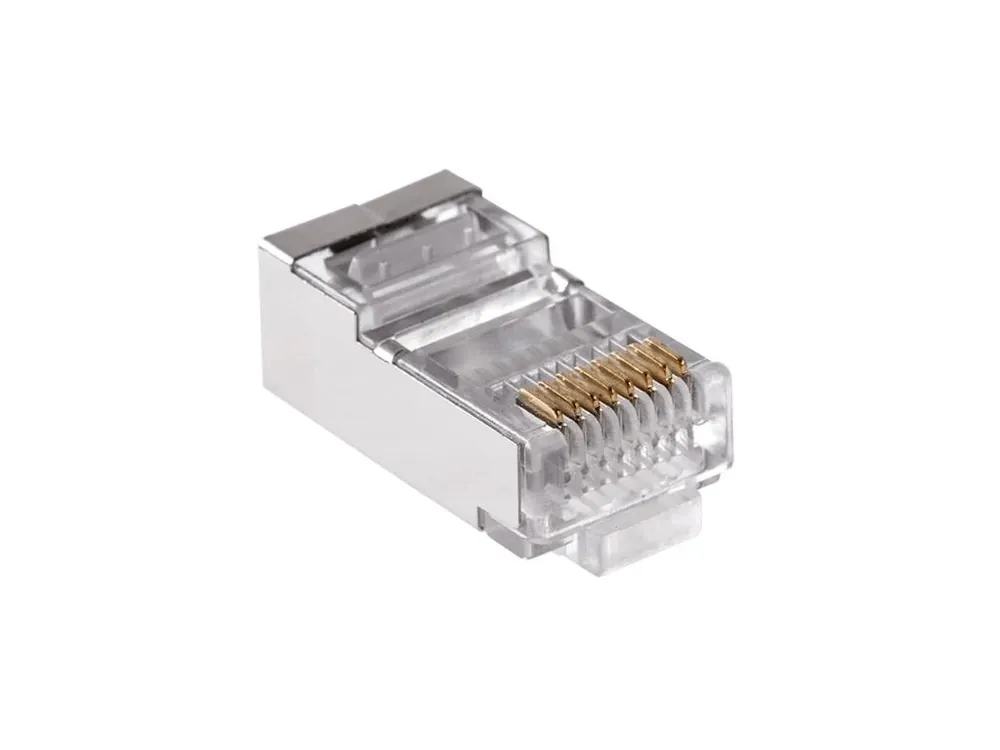 Ověřený Konektor RJ45 8p-8c (drát) průchozí CAT.5E TEL0073