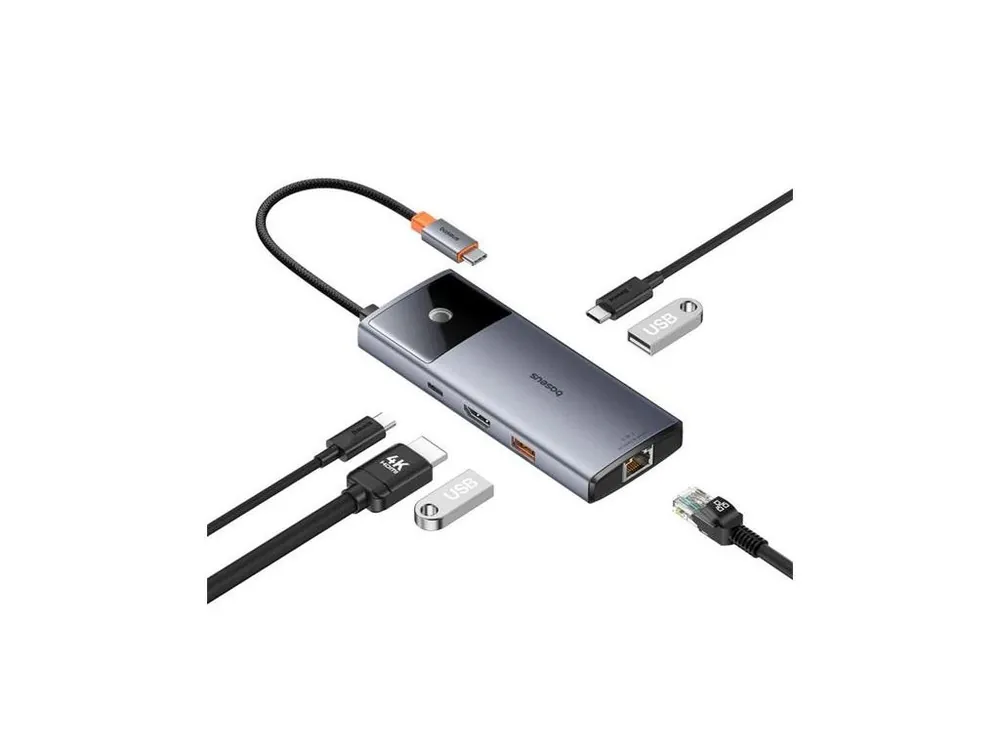 Víkendová Akce Dokovací stanice BASEUS Metal Gleam 2 6v1