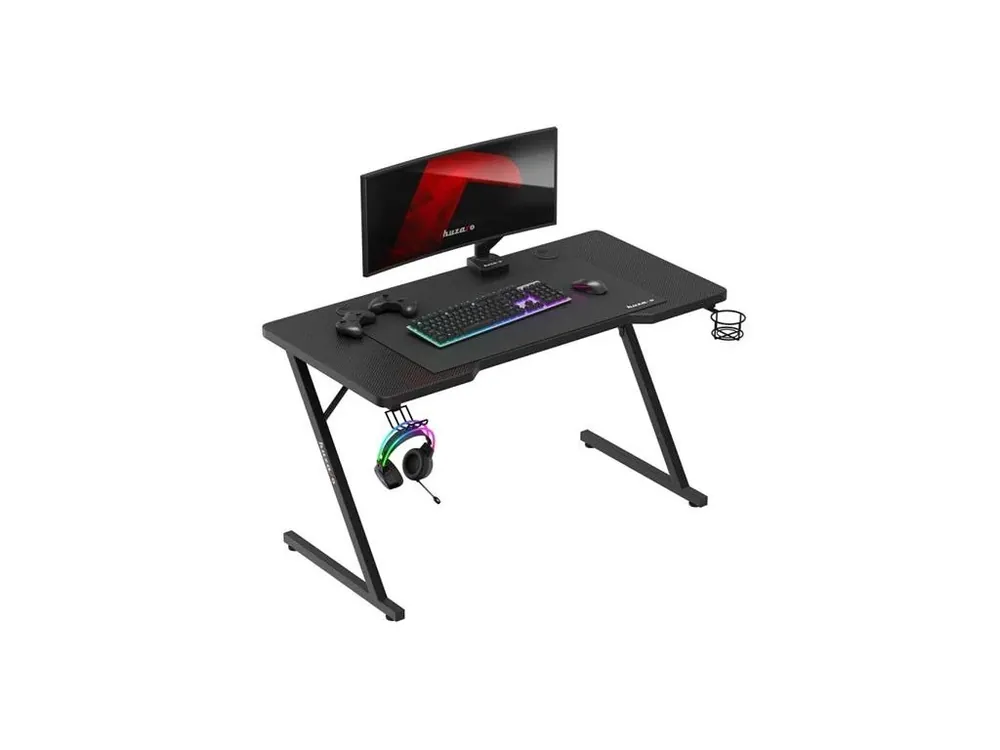 Akce Stůl herní HUZARO Hero 2.5 Black 120cm