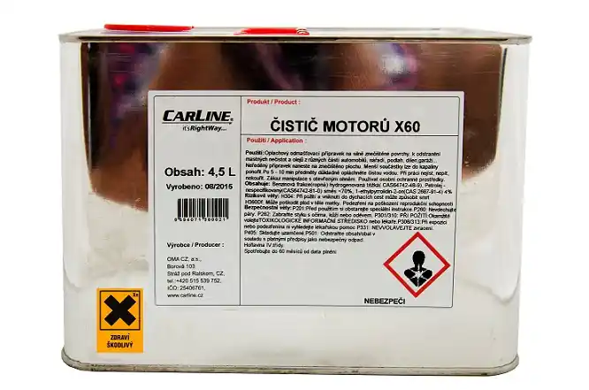 Čistič motorů X60 - dearomatizovaný benzin 0,85l Nejprodávanější