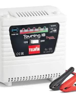 Nabíječka autobaterie TOURING 18 23V 12V/24V WET, GEL, Pb-Ca, AGM, MF, EFB Víkendová Akce