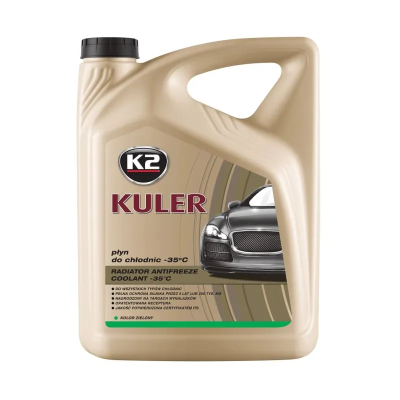 Kapalina chladící Antifreeze K2 KULER -35°C celoroční, zelená, 5 l Zlevněný