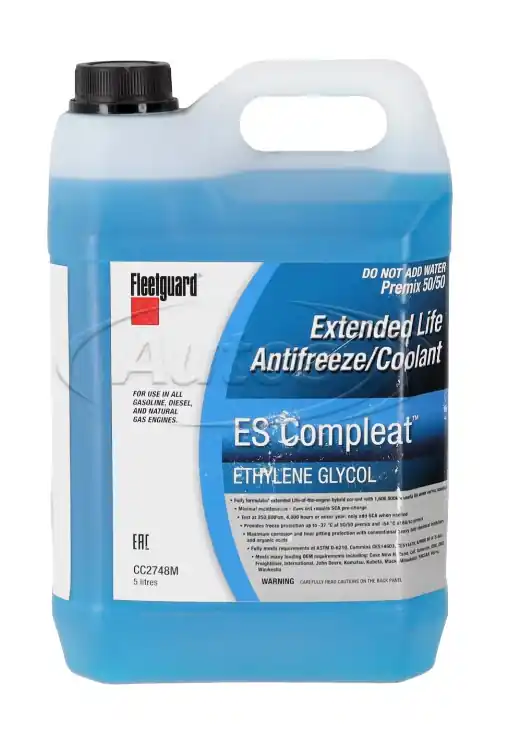 Dokud Zásoby Vydrží Kapalina chladící Antifreeze FLEETGUARD ES Compleat EG Premix 50/50, 5 l