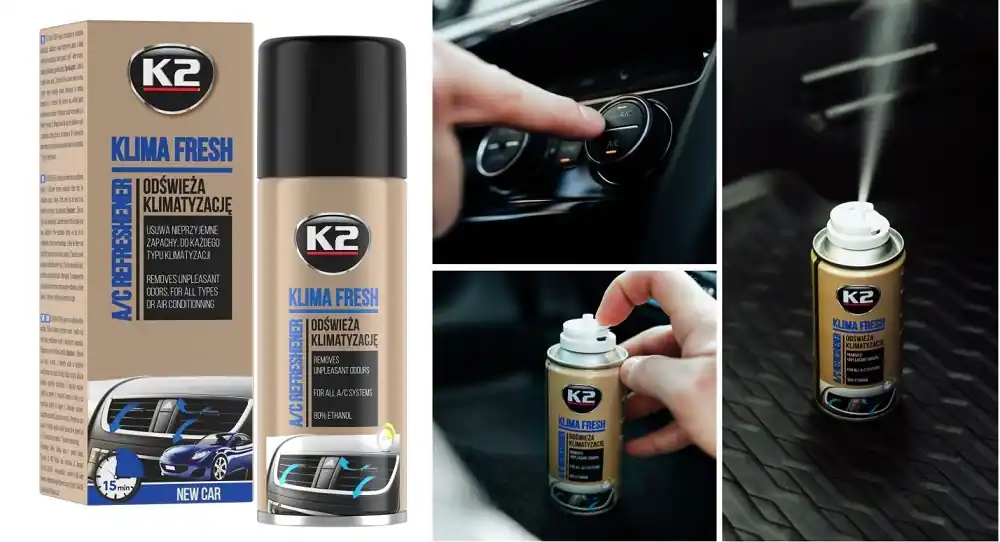 Osvěžovač vzduchu klimatizace K2 KLIMA FRESH New Car, 150ml Expresní Doručení