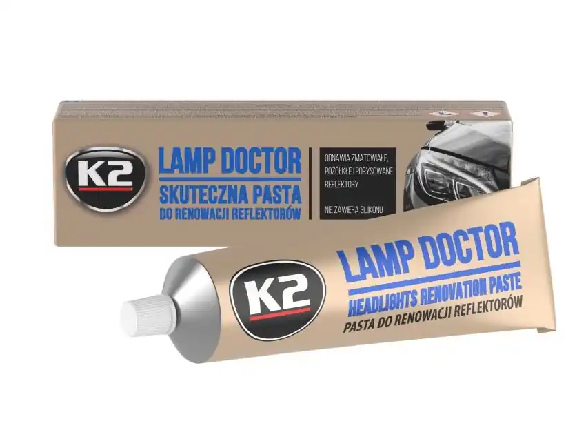 Jen Po Omezenou Doba Pasta na renovaci světlometů K2 LAMP DOCTOR 60g