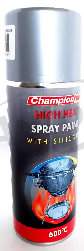 Akční Cena Sprej žáruvzdorná barva HIGH HEAT stříbrná/hliníková do +600°C, 400ml
