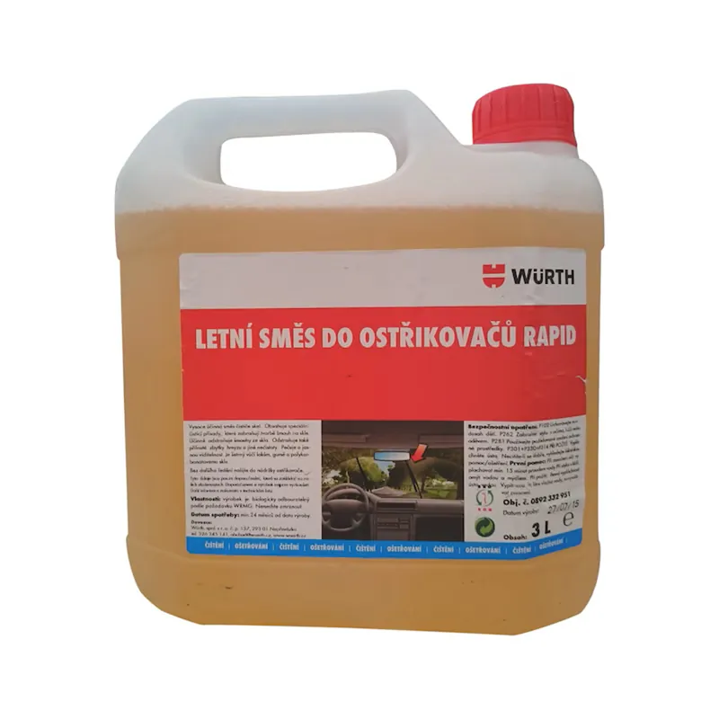 WÜRTH-Letní směs Rapid do ostřikovačů 3 litry Koupit Online