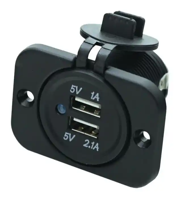 Zásuvka 12V 2x USB 2,1A - Compass Kup Teď