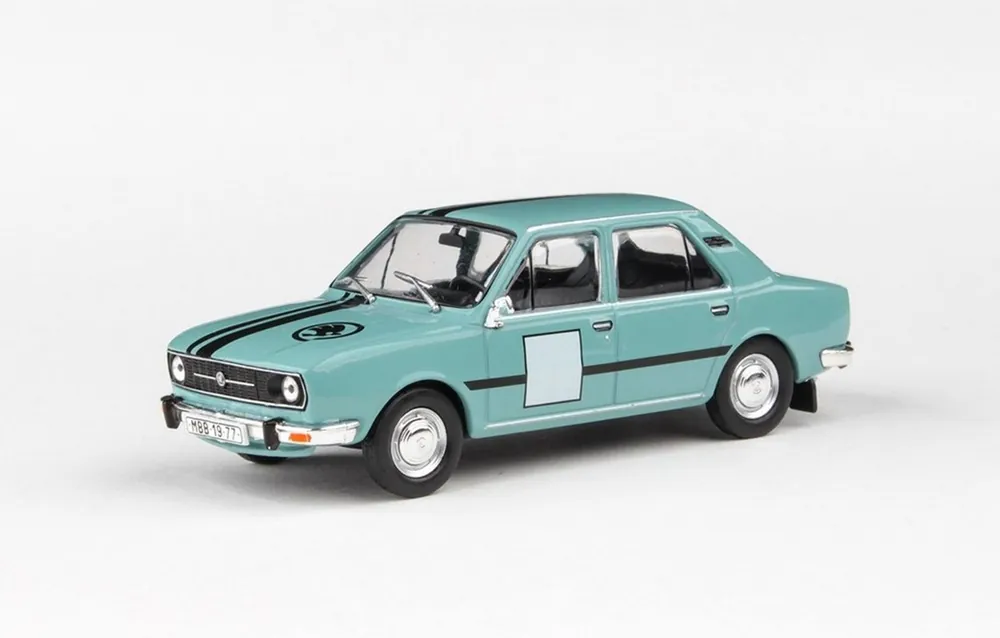 Horká Nabídka Škoda 105L (1977) - ABREX - 1 43 - šedomodrá - narozeninová užovka