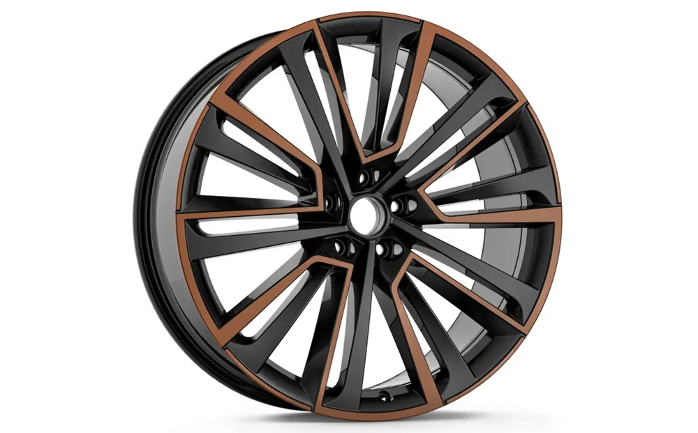Must-Have Škoda Enyaq iV, Elroq-ALU kolo AQUARIUS 9Jx21“ ET 42 original - měděná metalíza