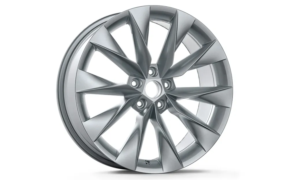 Cenový Hit Škoda Enyaq iV, Elroq-ALU kolo CRYSTAL 8Jx19“ ET 45 original - stříbrná metalíza