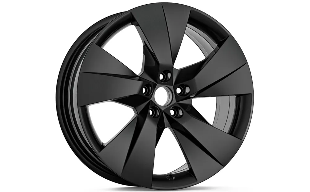 Vysoce Kvalitní Škoda Enyaq iV, Elroq-ALU kolo LUTER 8Jx19“ ET 45 original - černá metalíza