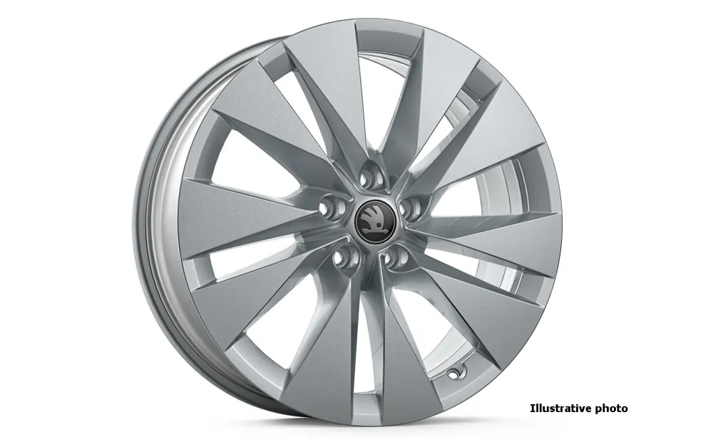 Dokud Zásoby Vydrží Škoda Enyaq iV, Elroq-ALU kolo PROTEUS 8Jx19“ ET 45 original - stříbrná metalíza