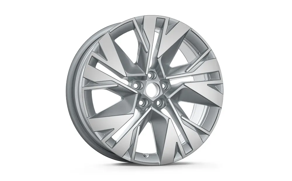 Škoda Enyaq iV, Elroq-ALU kolo REMO 9Jx20“ ET 42 original - stříbrná metalíza Poslední Šance