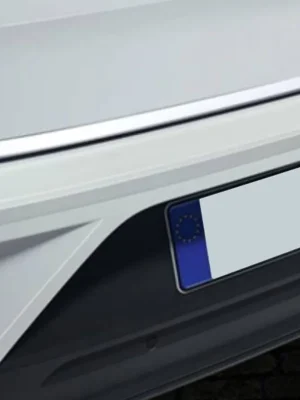Nejprodávanější Škoda Rapid Spaceback-Ochranná fólie ORAFOL na zadní nárazník - čirá