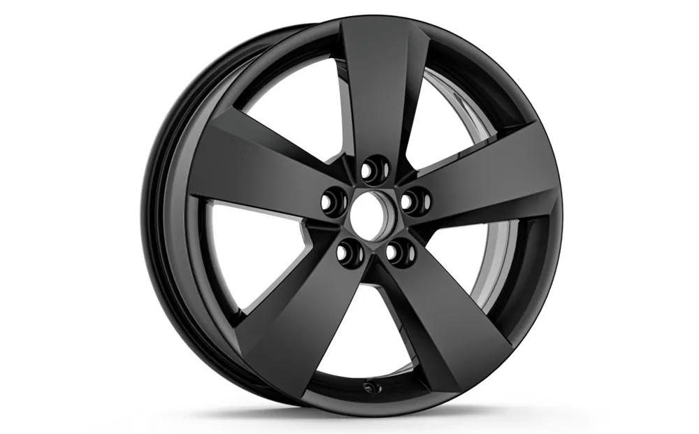 Vysoce Kvalitní Škoda Scala, Kamiq-ALU kolo NANUQ 6,0Jx16“ ET 35 original - černá metalíza