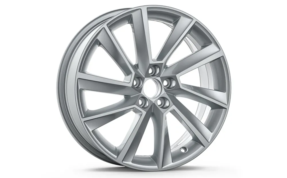 Oblíbený Škoda Scala, Kamiq-ALU kolo STRATOS 6,5Jx17“ ET 40 original - stříbrná metalíza