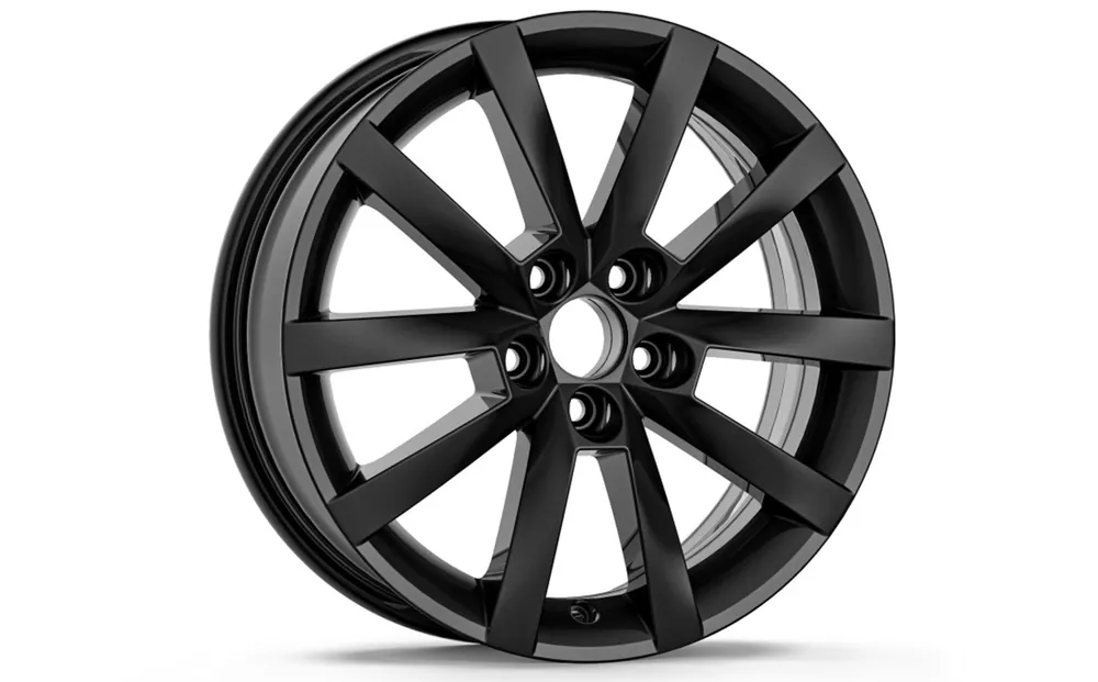 Škoda Scala, Kamiq-ALU kolo ALARIS 6Jx16“ ET 38 original - černá metalíza Akce