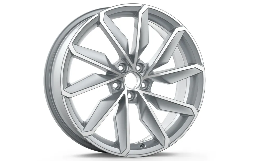 Odeslání Ihned Škoda Scala, Kamiq-ALU kolo BLADE 7,0Jx18“ ET 39 original - stříbrná metalíza