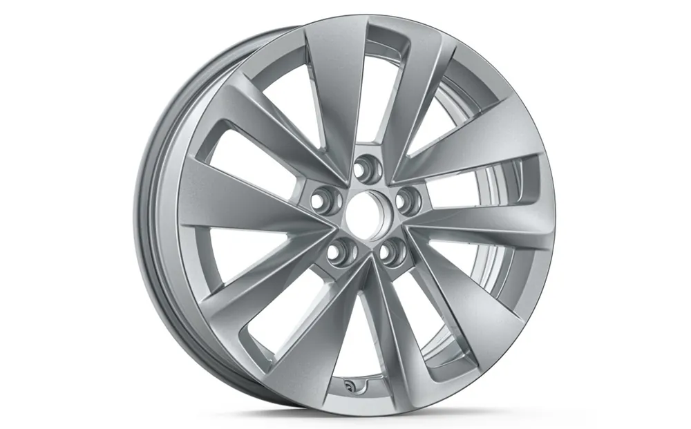 Rychlé Dodání Škoda Scala, Kamiq-ALU kolo CORTADERO 6,0Jx16“ ET 38 original - stříbrná metalíza