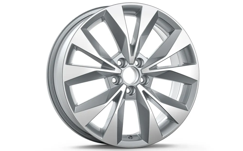 Škoda Scala, Kamiq-ALU kolo GENEVA 6,5Jx17“ ET 40 original - stříbrná metalíza Přímo Od Výrobce