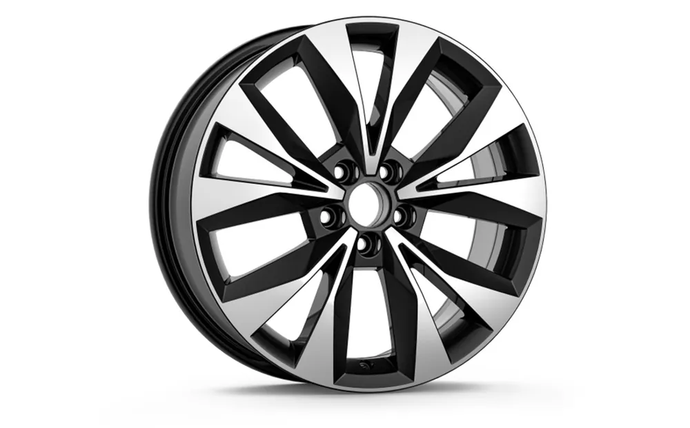 Škoda Scala, Kamiq-ALU kolo GENEVA 6,5Jx17“ ET 40 original - černá metalíza Poslední Šance