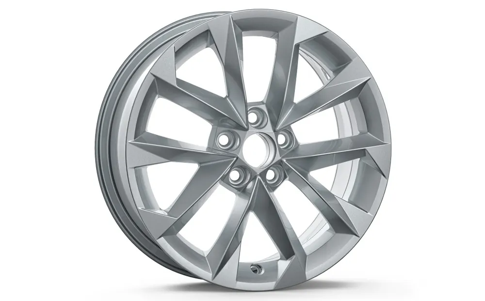 Vysoce Kvalitní Škoda Scala, Kamiq-ALU kolo ITALIA 6,0Jx16“ ET 35 original - stříbrná metalíza