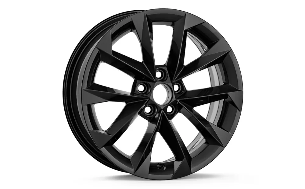 Časově Omezené Škoda Scala, Kamiq-ALU kolo ITALIA 6,0Jx16“ ET 35 original - černá metalíza