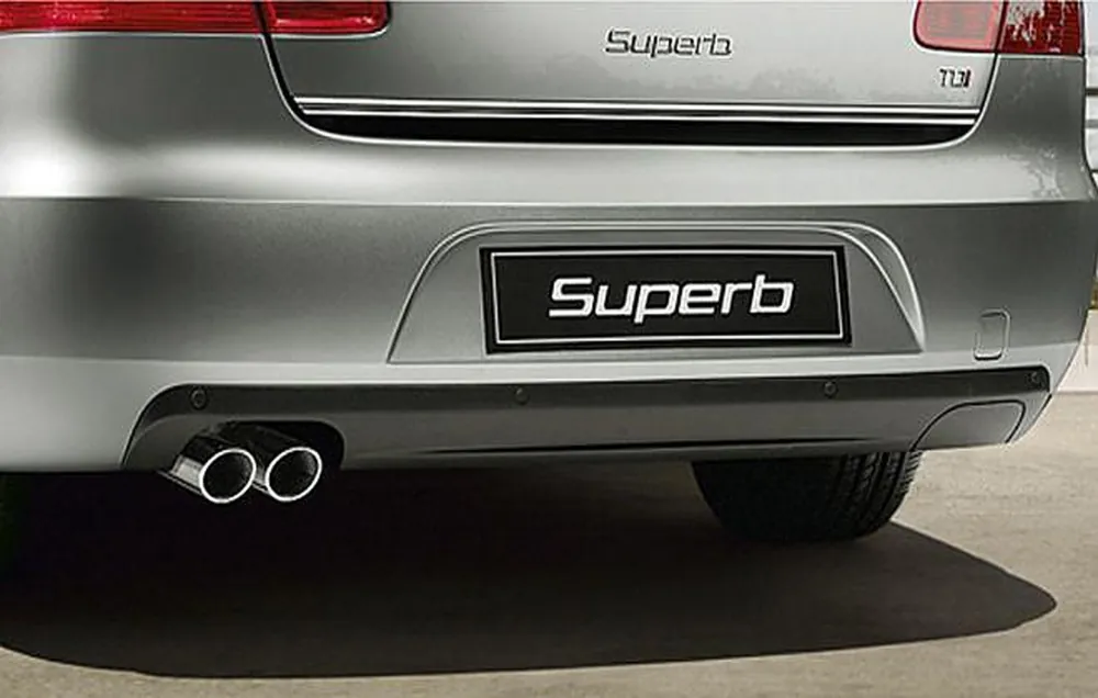 Škoda Superb II-Zadní sportovní difuzor original Pouze Dnes