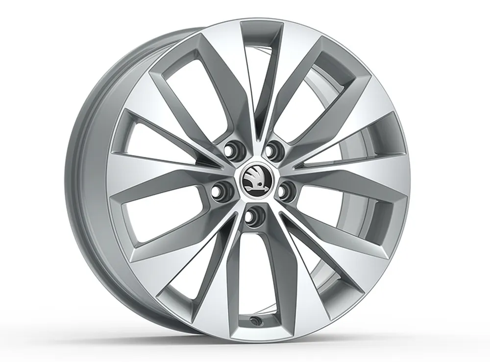 Nejprodávanější Škoda Superb III-ALU kolo CASSIOPEIA 8,0Jx18“ ET 44 original - stříbrná metalíza