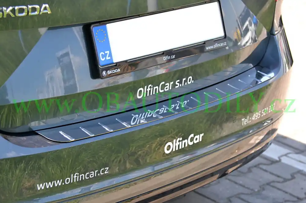 Omezená Nabídka Škoda Yeti city facelift-Kryt zadního nárazníku nerez ALU FROST - menší