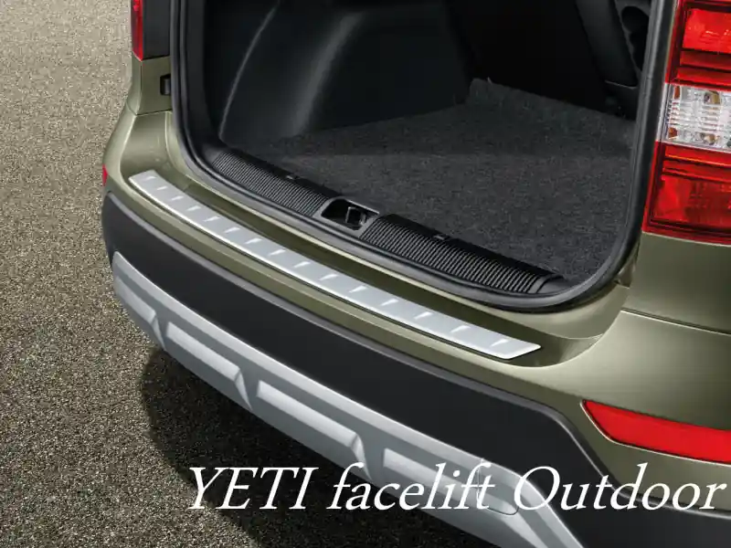 Objednat Nyní Škoda Yeti outdoor-Ochranný kryt zadního nárazníku original - stříbrný