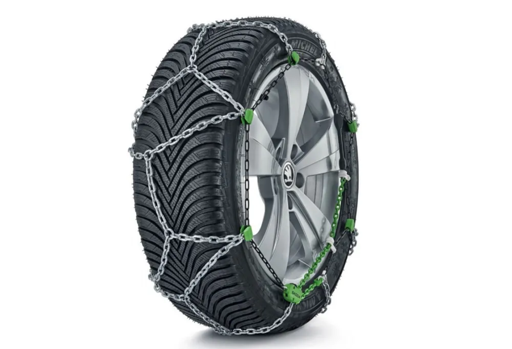 Akční Nabídka Škoda Yeti, Superb III, IV, Karoq-Sněhové nerezové řetězy R16 + R17 original