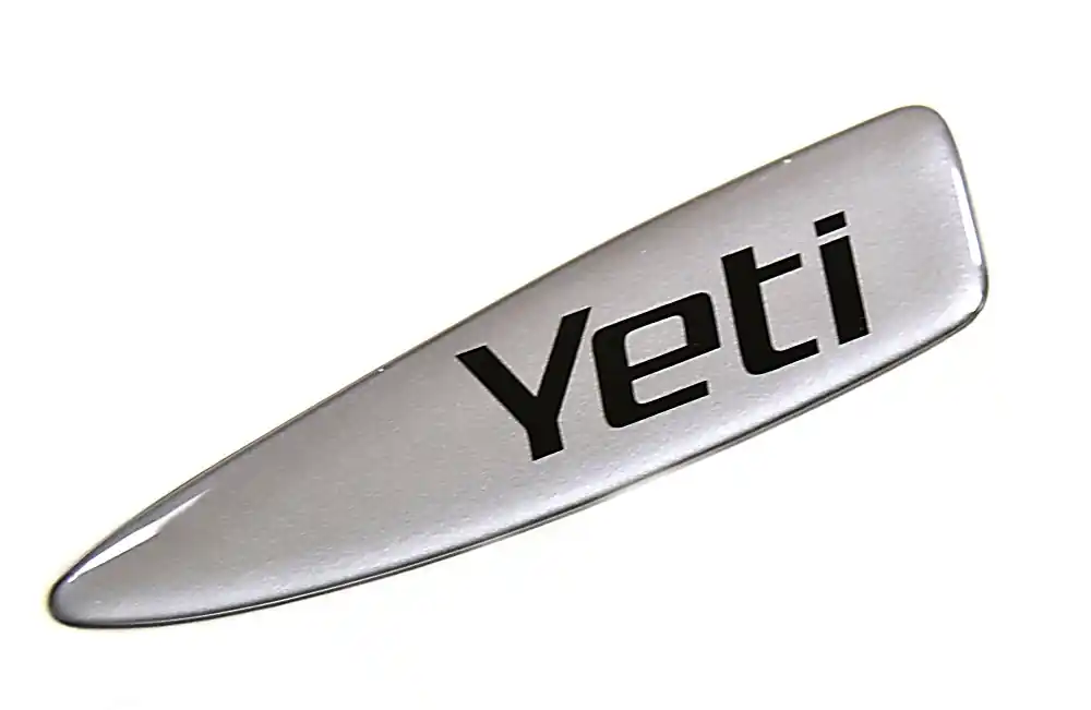 Časově Omezené Škoda Yeti-3D samolepka YETI do polohovací páčky - spolujezdec