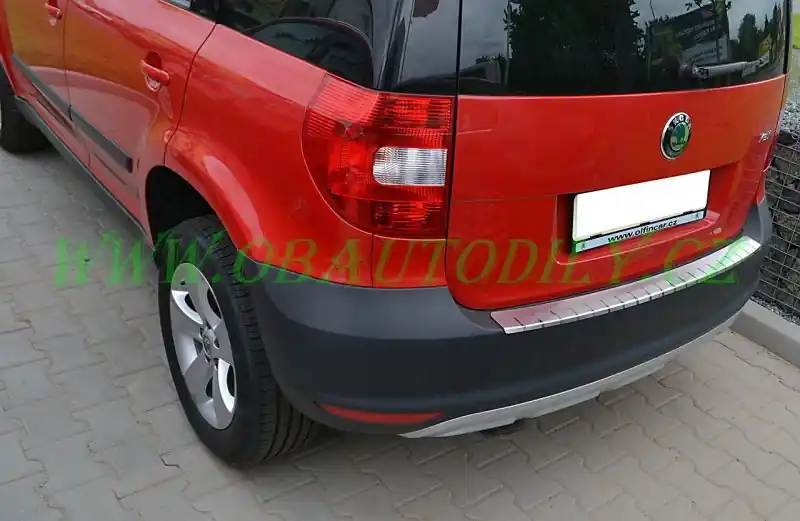 Objednat Nyní Škoda Yeti-Kryt zadního nárazníku nerez ALU FROST - větší