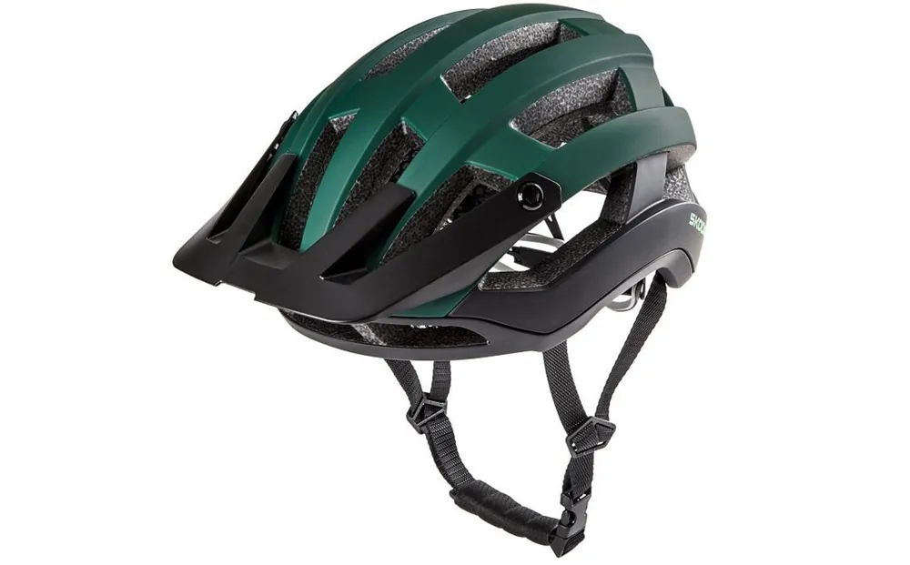 Přímo Od Výrobce Cyklistická MTB helma ŠKODA original - matná emerald