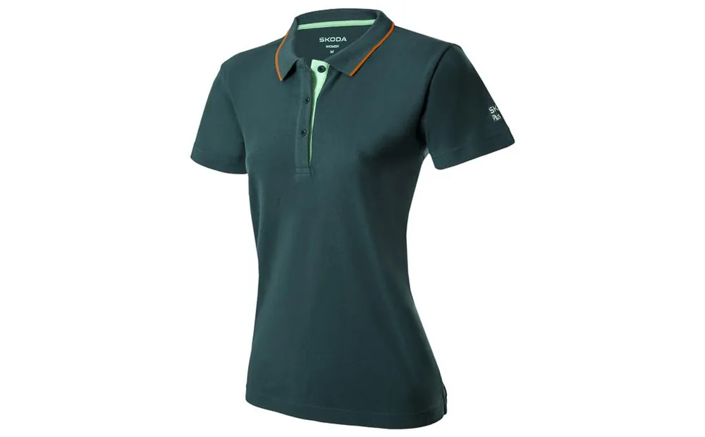Značkový Dámská polokošile ŠKODA Plus original emerald