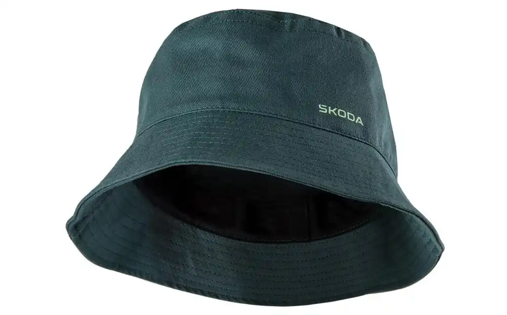Super Cena Látkový klobouk ŠKODA original emerald