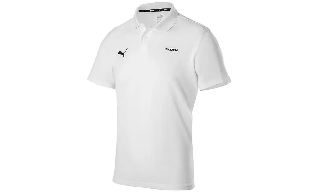 Nakupujte Hned Pánská polokošile Škoda (Puma) original bílá