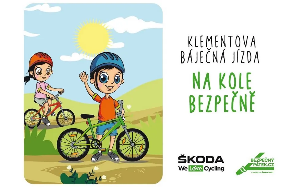 Aktuální Omalovánky ŠKODA original - na kole bezpečně
