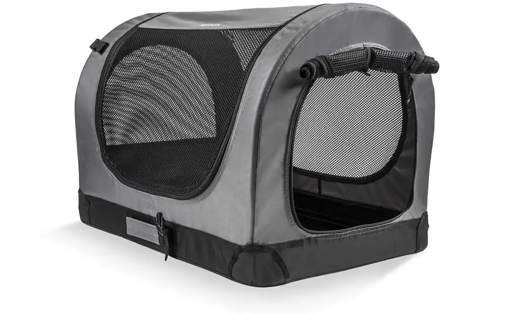 Dokud Zásoby Vydrží Přenosný box ŠKODA pro mazlíčky original - černo/šedý
