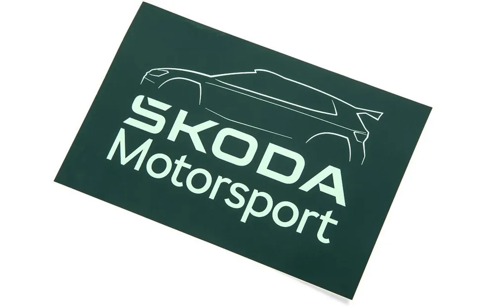 Samolepka Škoda MOTORSPORT (15 x 10 cm) original Koupit Online