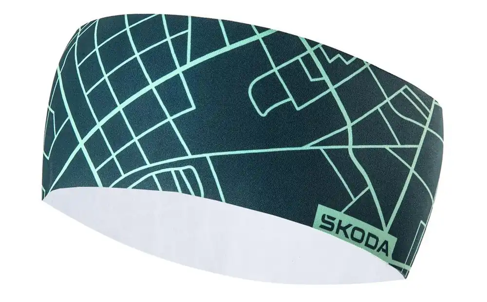 Omezená Nabídka Sportovní čelenka ŠKODA original - emerald green