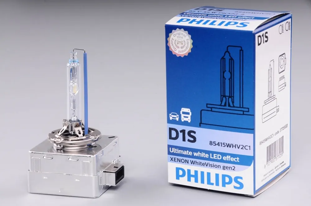 Xenonová výbojka D1S 85V 35W PK32d-2 WhiteVision Philips Přímo Od Výrobce
