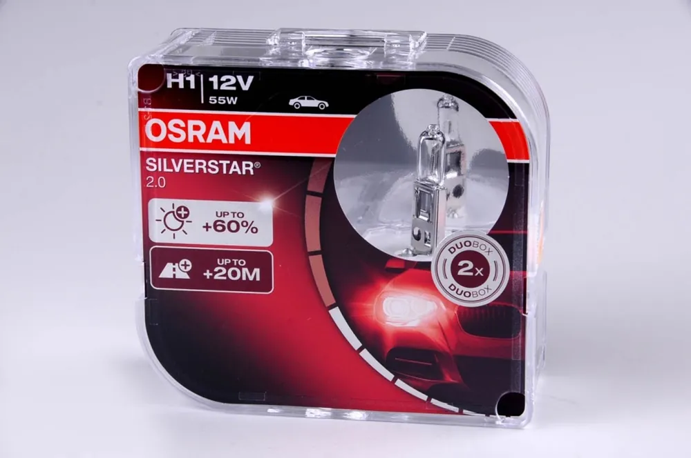 Novinka Autožárovka H1 12V 55W P14,5s SilverStar+60%-Osram