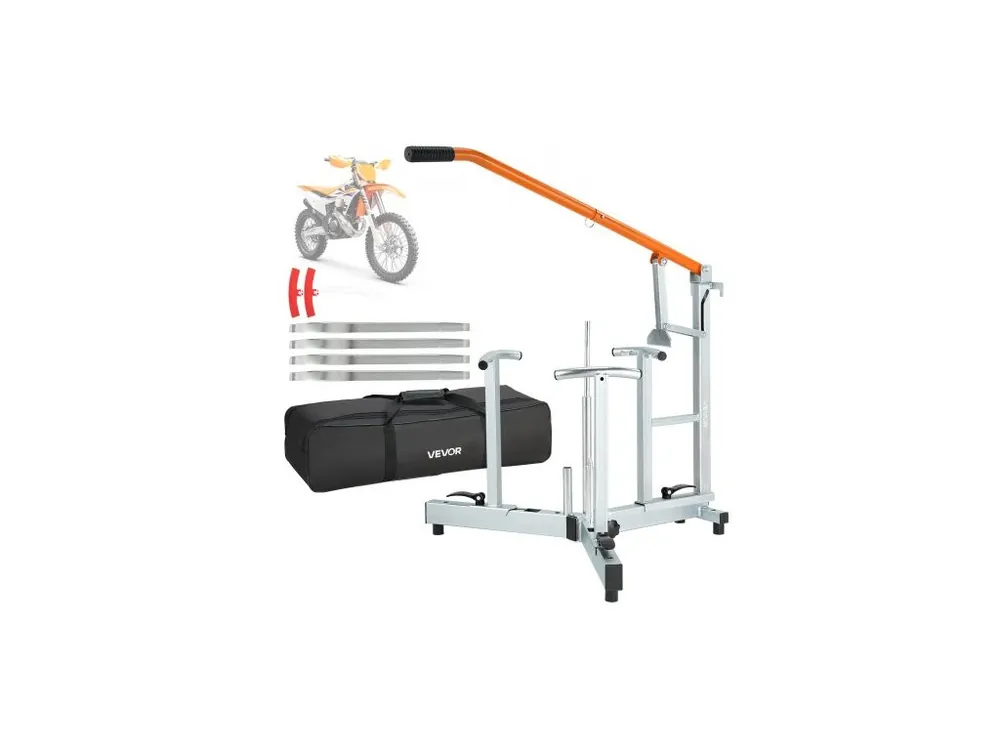 Vrácení Zdarma Zouvačka pneumatik pro terénní motorky a duální sportovní modely, vhodná pro kola 406-533 mm, osy 15/17/20/25 mm, sada nářadí pro výměnu pneumatik pro těžké terénní motorky s odpalovačem patek, kleštěmi, ochrannými návleky a úložným vakem Rychlý